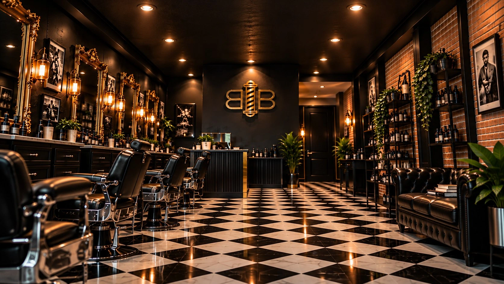 Les fauteuils et le damier de Barber Bègles